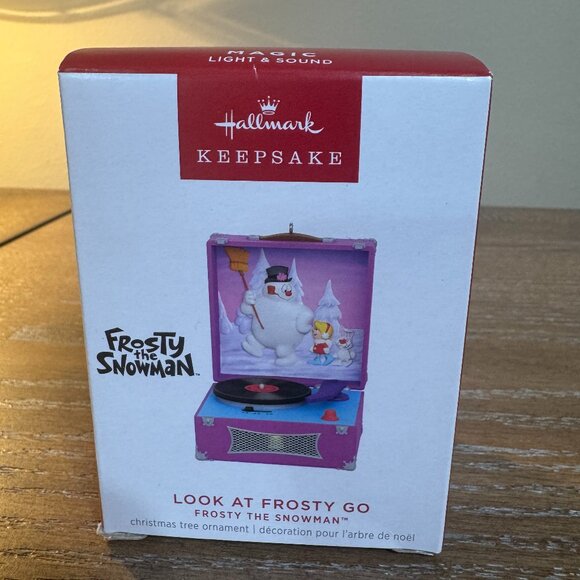 2023 Hallmark Look At Frosty Go The Snowman Keepsake Christmas Tree Ornament NEW - Picture 1 of 4